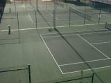 Вид на теннисные корты
